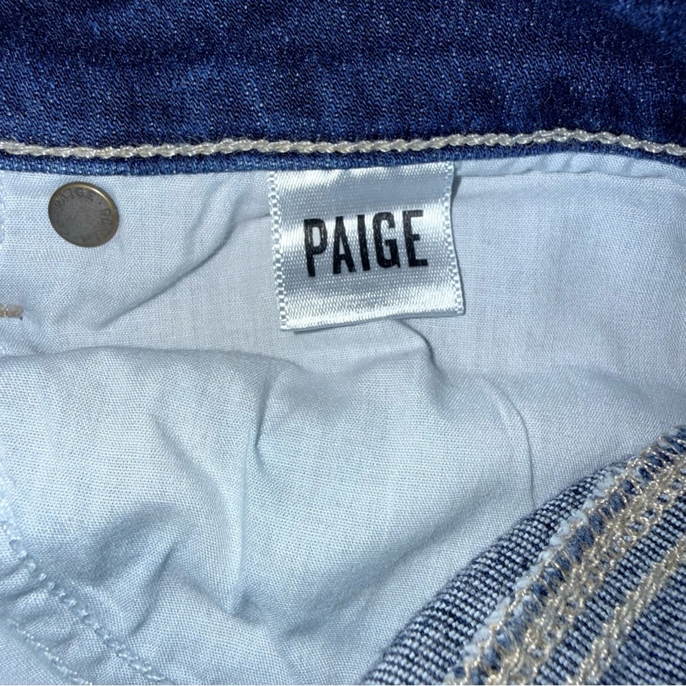 Paige Hoxton High Rise women’s Distressed Skinny Ankle Jeans Size 31 - Picture 9 of 14